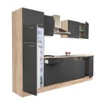 Leziter Mobilier de bucătărie Yorki 280 cu frigider cu congelator superior Mobalis Homvera