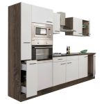 Leziter Mobilier de bucătărie Yorki 300 cu cuptor și cuptor cu microunde Mobalis Homvera