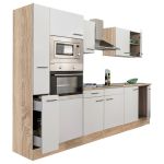 Leziter Mobilier de bucătărie Yorki 300 cu cuptor și cuptor cu microunde Mobalis Homvera