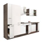 Leziter Mobilier de bucătărie Yorki 310 cu rafturi Mobalis Homvera