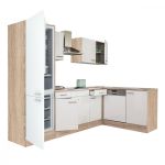 Leziter Unitate de bucătărie de colț Yorki 280 cu congelator inferior și frigider Mobalis Homvera