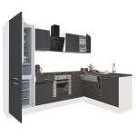 Leziter Unitate de bucătărie de colț Yorki 280 cu cuptor inferior și frigider cu congelator inferior Mobalis Homvera