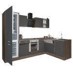 Leziter Unitate de bucătărie de colț Yorki 280 cu cuptor inferior și frigider cu congelator inferior Mobalis Homvera