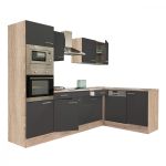 Leziter Unitate de bucătărie de colț Yorki 280 cu cuptor și cuptor cu microunde Mobalis Homvera