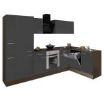 Leziter Dulap de bucătărie de colț Yorki 310 cu cuptor inferior și rafturi Mobalis Homvera