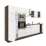 Leziter Mobilă de bucătărie Yorki 330 cu frigider cu congelator superior Mobalis Homvera