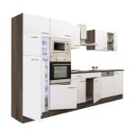 Leziter Mobilă de bucătărie Yorki 340 cu frigider cu congelator superior Mobalis Homvera
