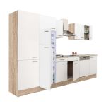 Leziter Mobilier de bucătărie Yorki 340 cu frigider cu congelator superior Mobalis Homvera