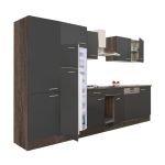 Leziter Mobilier de bucătărie Yorki 340 cu frigider cu congelator superior Mobalis Homvera