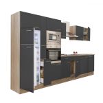 Leziter Mobilier de bucătărie Yorki 370 cu frigider cu congelator superior Mobalis Homvera