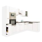 Leziter Unitate de bucătărie de colț Yorki 310 cu cuptor și cuptor cu microunde Mobalis Homvera