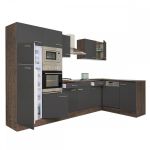 Leziter Unitate de bucătărie de colț Yorki 340 cu congelator superior și frigider Mobalis Homvera