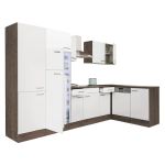 Leziter Unitate de bucătărie de colț Yorki 340 cu congelator superior și frigider Mobalis Homvera