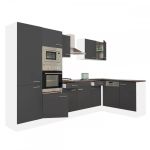 Leziter Unitate de bucătărie de colț Yorki 340 cu cuptor și cuptor cu microunde Mobalis Homvera