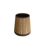 Curver Cutie decorativă cilindrică din plastic pentru flori 81 L Mobalis Homvera