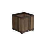 Curver Cutie decorativă pătrată din plastic pentru flori, 61 L Mobalis Homvera