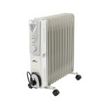 Leziter Radiator cu ulei Norde, format din 11 piese, 1000W/1500W/2500W Mobalis Homvera