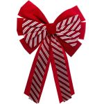 Fundita decorativa pentru bradul de Craciun, 40x60 cm, cu dungi rosii si albe Household NewTrend