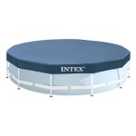 Prelata rotunda pentru piscina Intex 28030, D305xH25 cm, PVC, bleumarin Household NewTrend