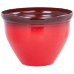 Ghiveci decorativ de flori, rotund, rosu, 38x28.5 cm, Strend Pro GartenVIP DiyLine