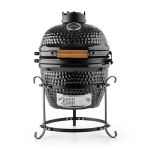 Gratar gradina, grill rotund, ceramic, cu capac, 35x40.5x55 cm, Kamado Egg 13  GartenVIP DiyLine