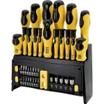 Set surubelnite cu varfuri si biti, magnetizator, 39 buc, 1/4", PL 4-6 mm, PH 0-2 mm, PZ 1-2 mm, Torx 20-30 mm, HEX 2-6 mm, Strend Pro GartenVIP DiyLine