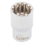 Tubulara hexagonala Spline 1/2", 9 mm Neo Tools 08-581 HardWork ToolsRange