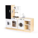 Homelux Bucătărie XXL pentru copii din lemn cu iluminare LED Mobalis Homvera