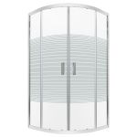 Kerra Cabină de duș curbată Madera 80x80x190 fără cădiță Mobalis Homvera