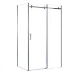 Leziter Cabină de duș asimetrică Bold-in 80x120 cm fără cădiță de duș Mobalis Homvera