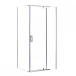 Leziter Cabină de duș asimetrică Galatro 80x100 cm fără cădiță de duș Mobalis Homvera