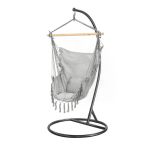 Leziter Scaun suspendat Puerto cu suport gri-negru Mobalis Homvera