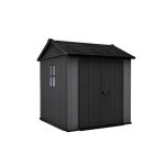 Curver Căsuță de grădină din plastic Newton 2.0 7x7.5 gri Mobalis Homvera