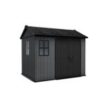 Curver Căsuță de grădină din plastic Newton 2.0 9x7.5 gri Mobalis Homvera