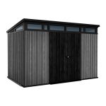 Curver Căsuță de grădină din plastic Signature PENT 11x7, gri venețian Mobalis Homvera