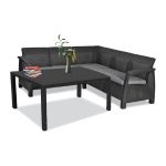 Curver Set de mobilier de grădină Corfu Relax cu masă melodică Mobalis Homvera
