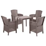 Leziter Set de mobilier de grădină Dima 4 în 1 Mobalis Homvera