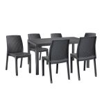 Leziter Set de mobilier de grădină Hellda 6 în 1 Mobalis Homvera