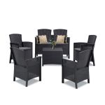 Leziter Set de mobilier de grădină Lima III cu 6 locuri Mobalis Homvera