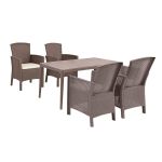 Leziter Set de mobilier de grădină Odima 4 în 1 Mobalis Homvera