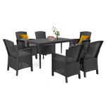Leziter Set de mobilier de grădină Odima 6 în 1 Mobalis Homvera