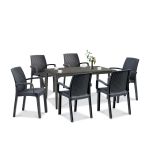 Leziter Set de mobilier de grădină Prato 6 în 1 Mobalis Homvera