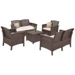 Leziter Set de mobilier de grădină Venus II cu 6 locuri Mobalis Homvera