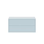 Leziter Dulap suspendat Boxie cu 2 sertare 40x80x37 cm albastru Mobalis Homvera