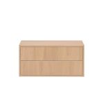 Leziter Dulap suspendat Boxie cu 2 sertare 40x80x37 cm stejar sonoma Mobalis Homvera