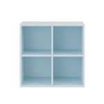 Leziter Dulap suspendat deschis Boxie 80x80x37 cm albastru Mobalis Homvera