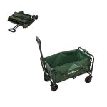 Leziter Cărucior de plajă pliabil standard pentru grădină, verde Mobalis Homvera