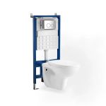 Leziter Set rezervor WC montat pe perete Roya 82CHR Mobalis Homvera