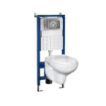 Leziter Set rezervor WC montat pe perete Roya Doris 81GRE Mobalis Homvera