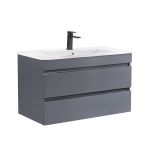 Leziter Dulap inferior Cube 80 cu lavoar Mobalis Homvera